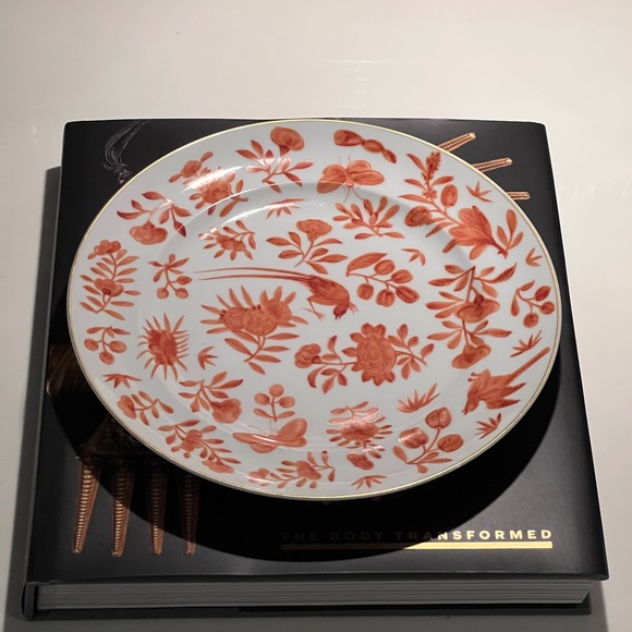 Mottahedeh Sacred Bird & Butterfly Dessert & Salad Plate Historic Charleston - Picture 6 of 10